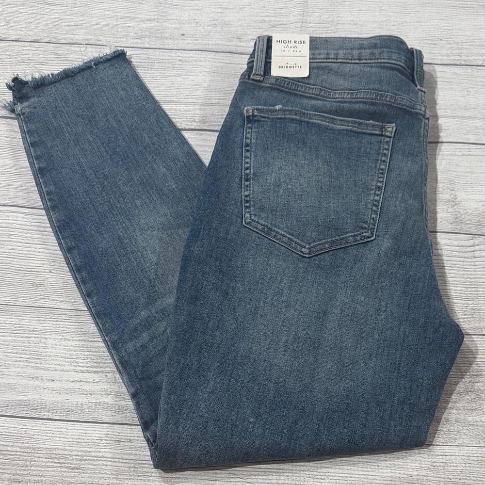 Lucky Brand Brigette Ankle Cropped High Rise Denim Jeans